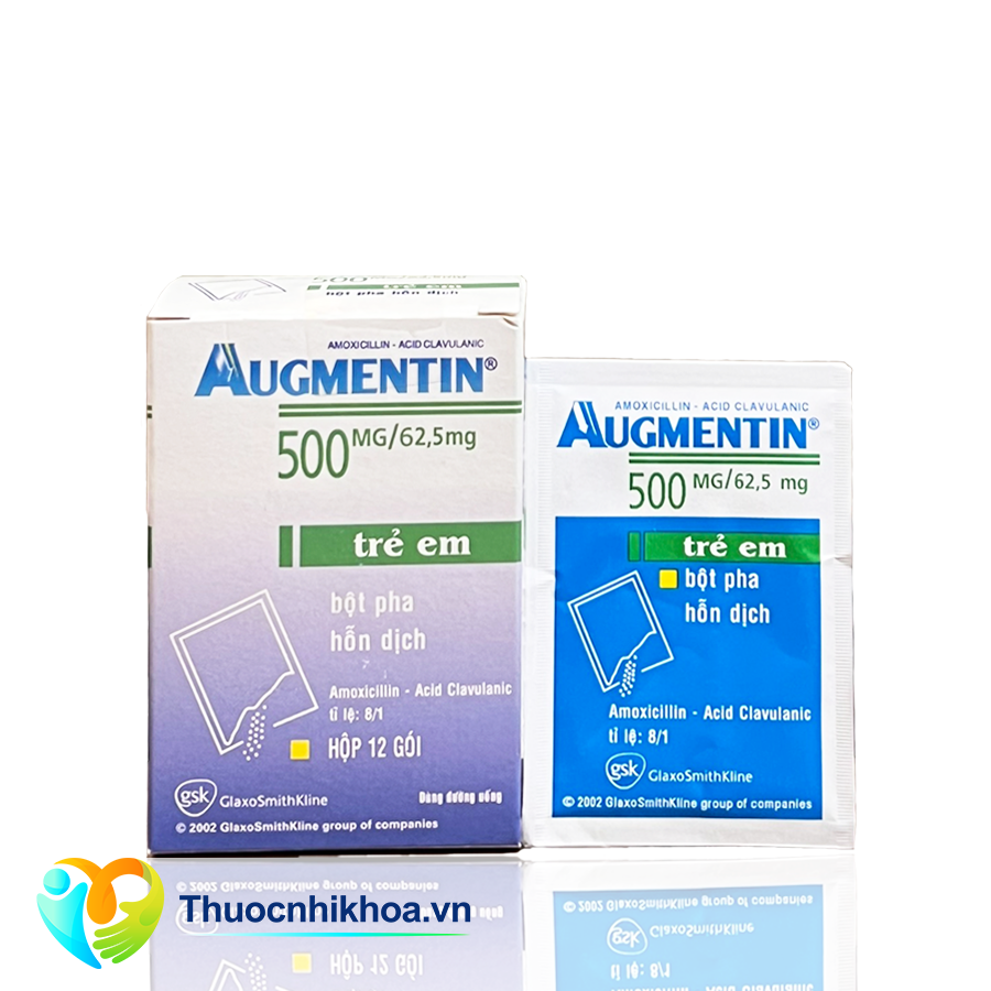 Augmentin 500mg/62.5mg (Hộp 12 gói)