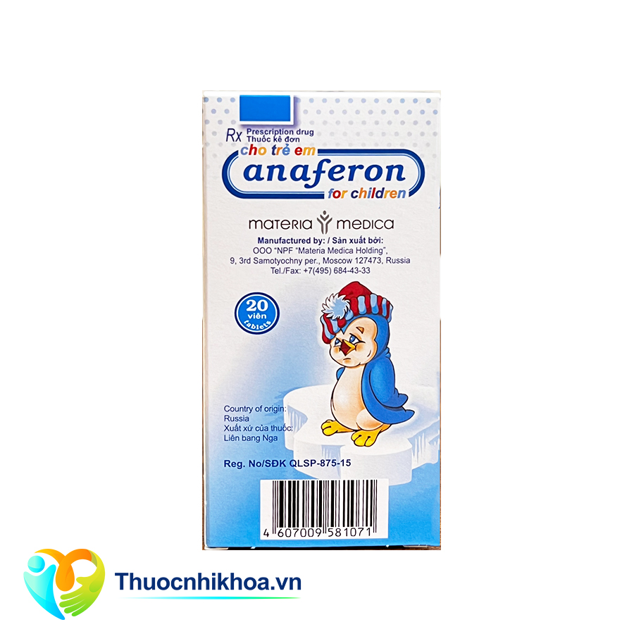 Anaferon for children ( Hộp 1 vỉ 20 viên)