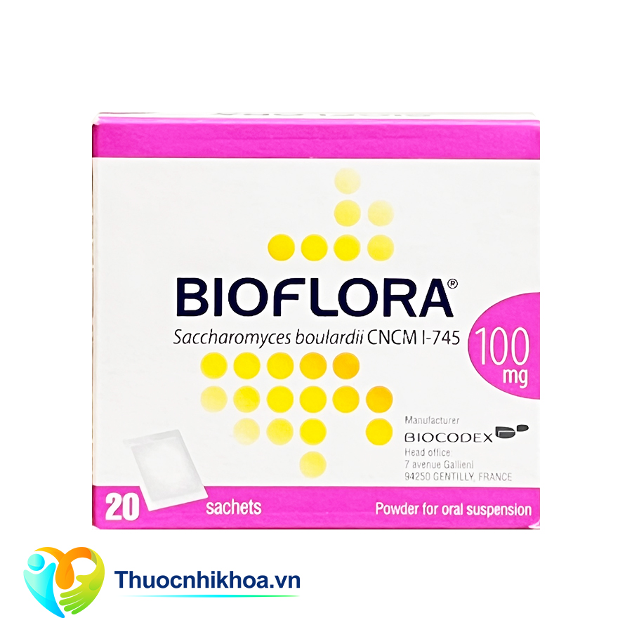 Bioflora 100mg (Hộp 20 gói)