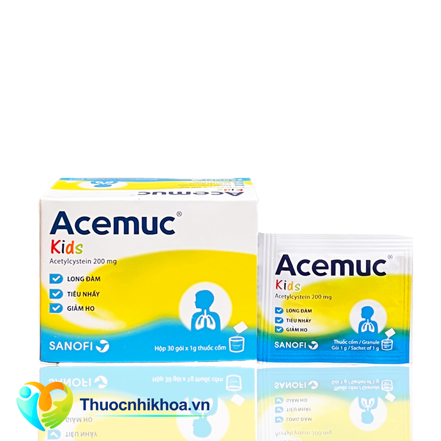 Acemuc 200mg (Hộp 30 gói x1g )