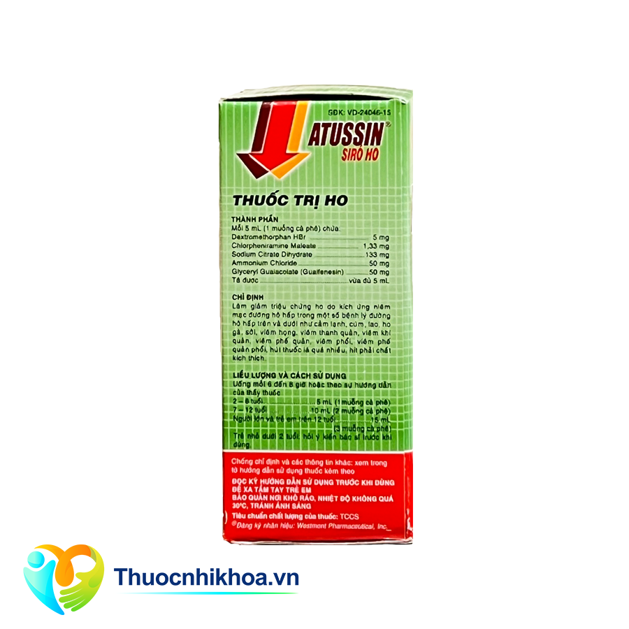 Atussin (Hộp 1 lọ 60ml)