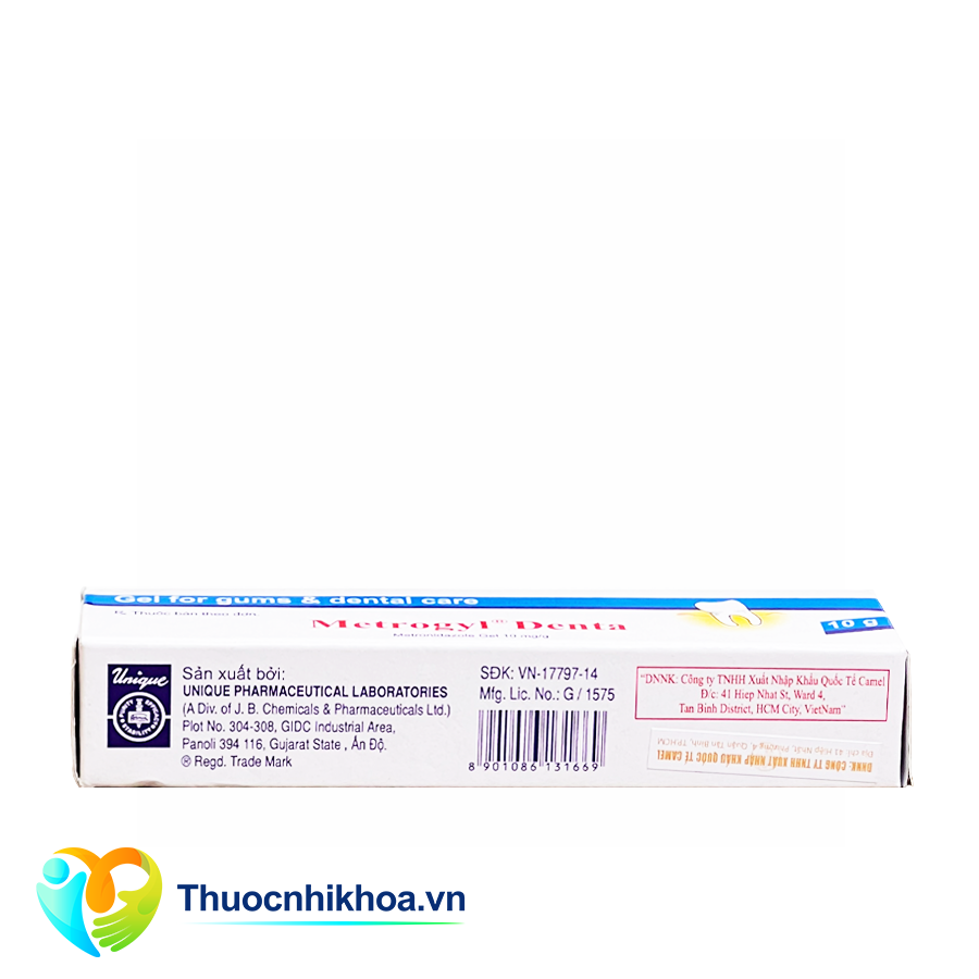 Metrogyl denta (Hộp 1 tuýp 10g)