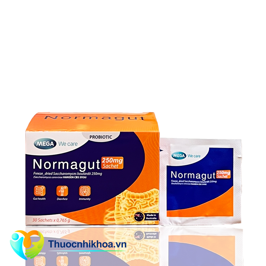 Normagut 250mg sachet (Hộp 30 gói)