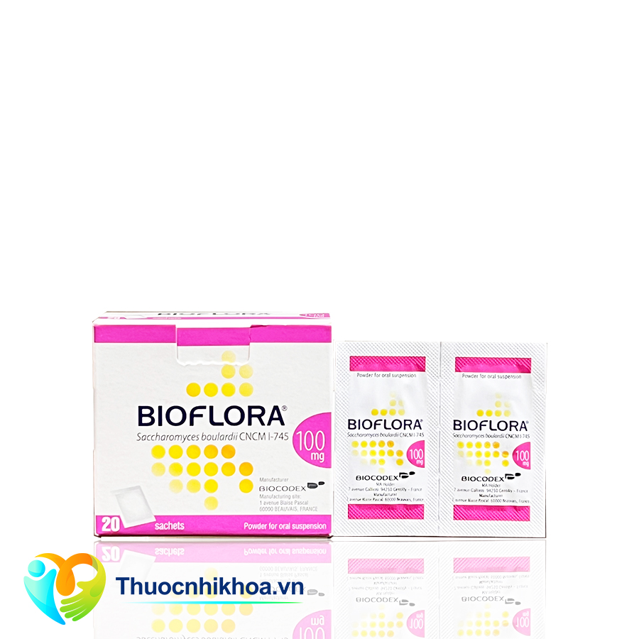 Bioflora 100mg (Hộp 20 gói)