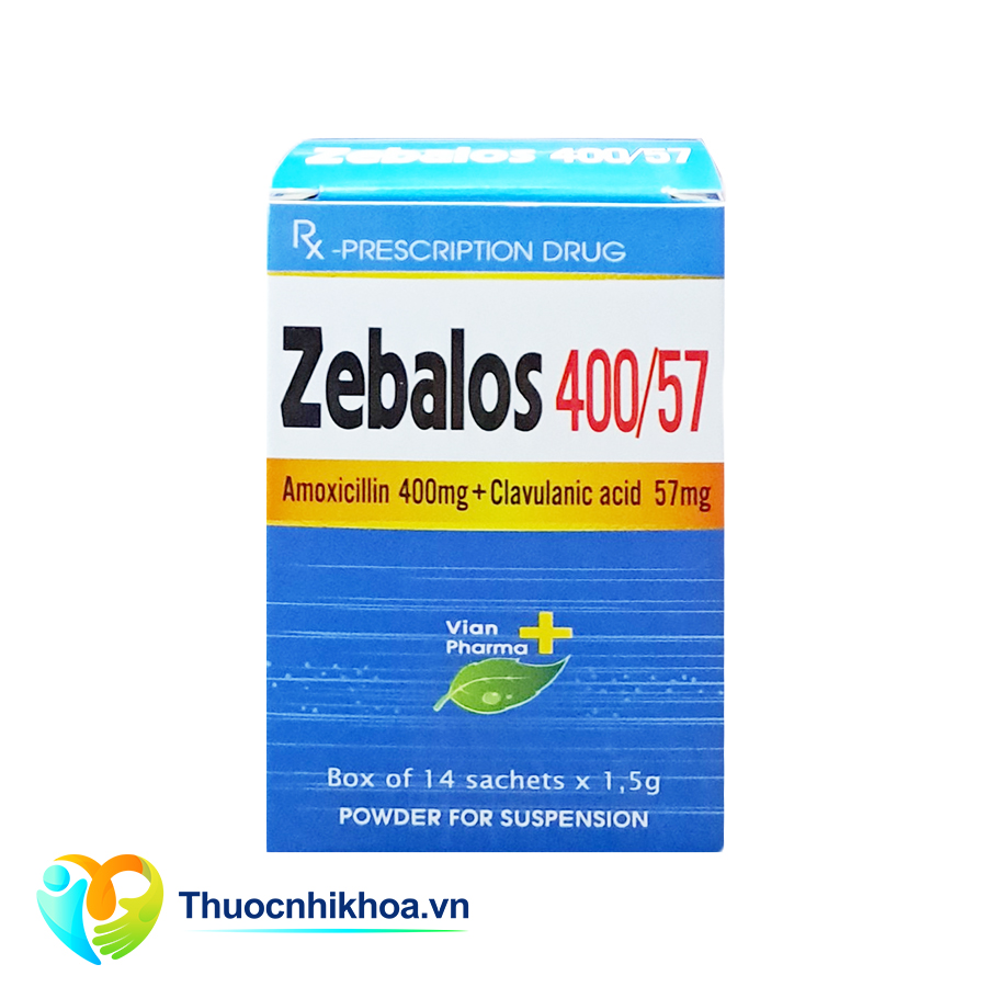 Zebalos 400/57 (Hộp 14 gói 1,5g)