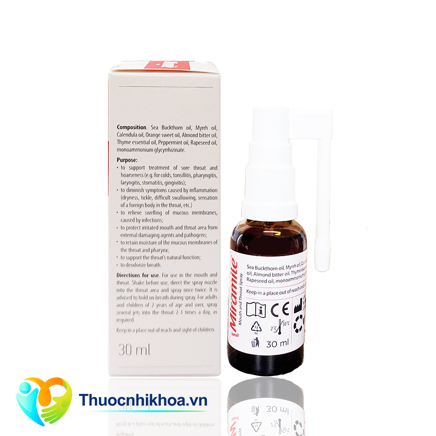 Chai xịt Miramile (Hộp 1 chai 30ml)