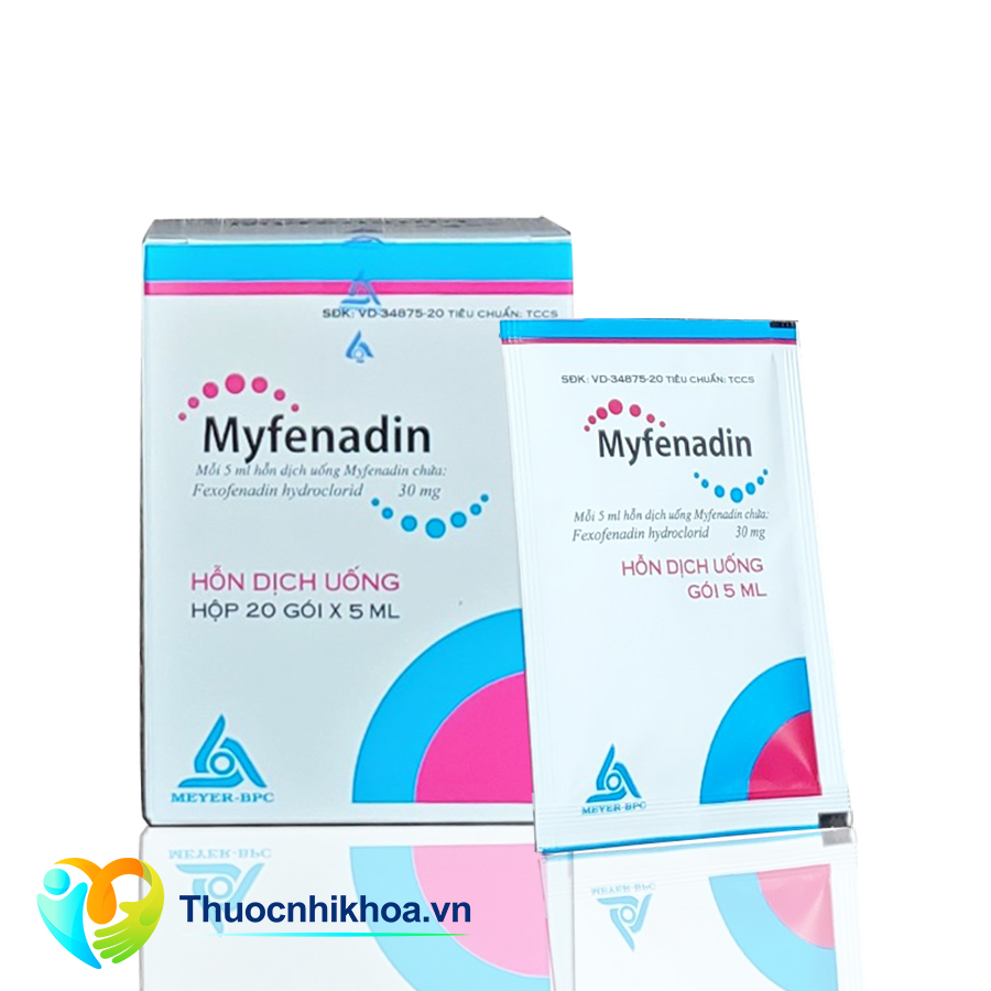Myfenadin (Hộp 20 gói x 5ml)