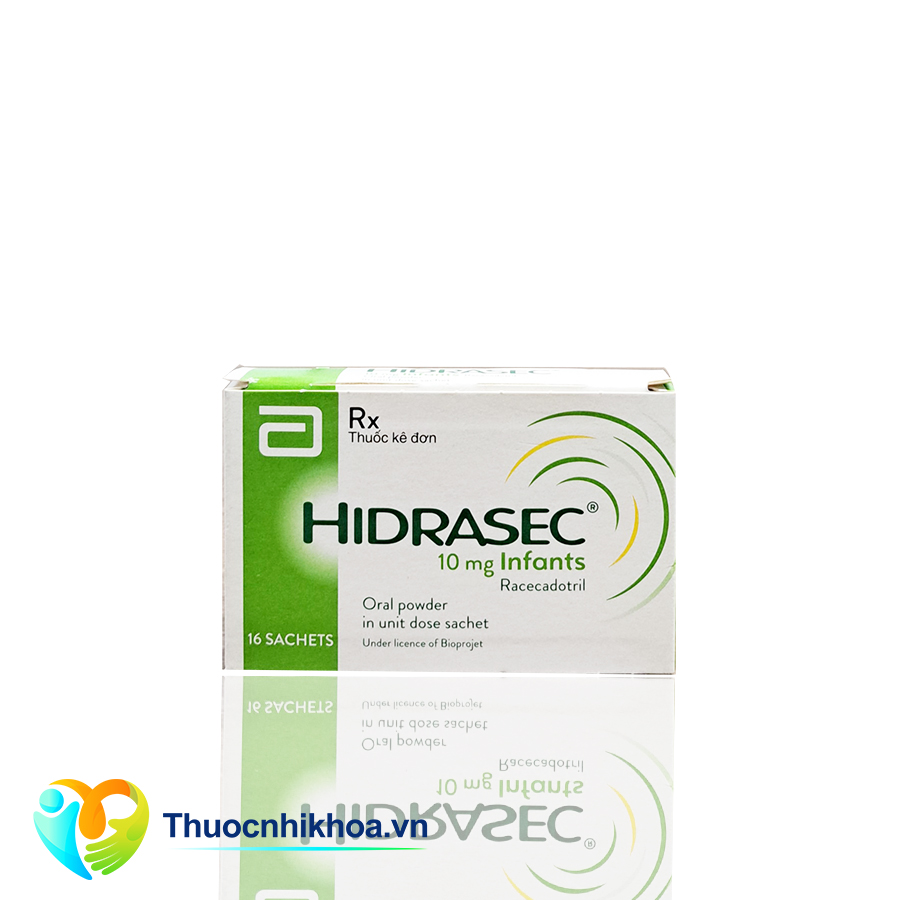 Hidrasec 10mg Infants (Hộp 16 gói)