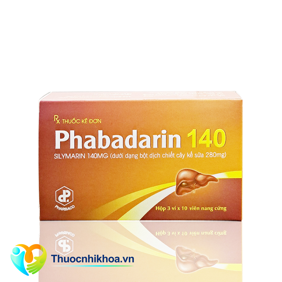 Phabadarin 140 (Hộp 3 vỉ x 10 viên )