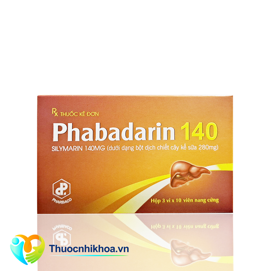 Phabadarin 140 (Hộp 3 vỉ x 10 viên )