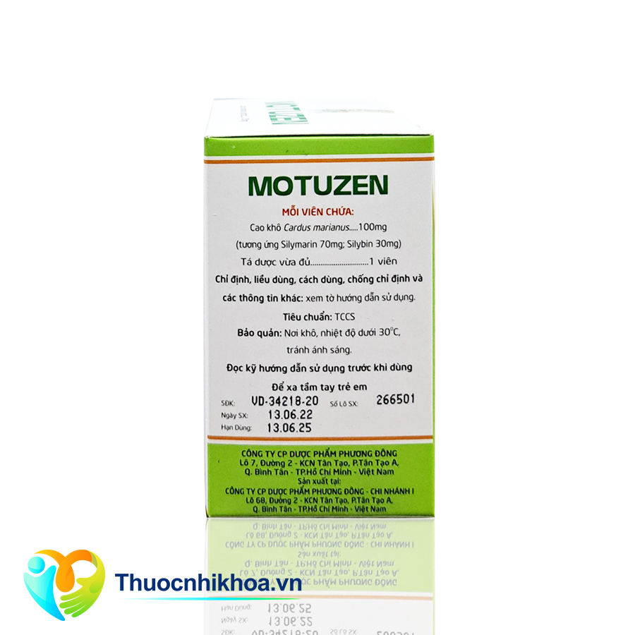 Motuzen (Hộp 10 vỉ x 10 viên)