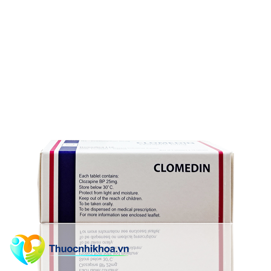 Clomedin (Hộp 5 vỉ x 10 viên)