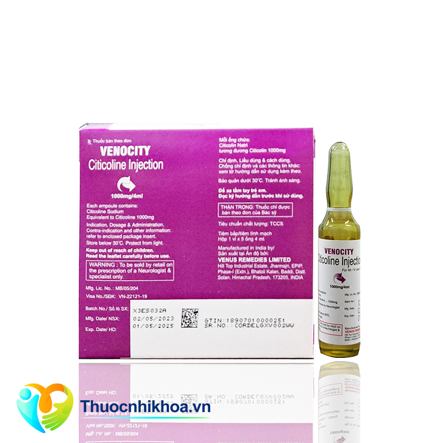 Venocity (Hộp 5 ống 4ml)