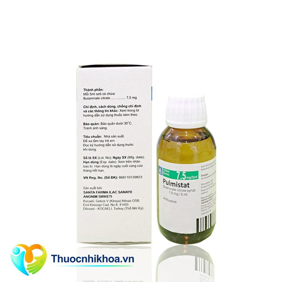 Pulmistat 7,5mg/5ml (Hộp 1 lọ 100ml)