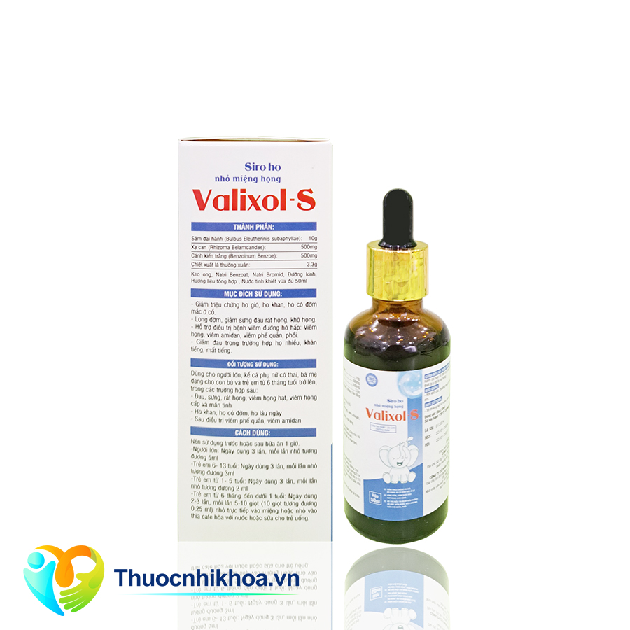 Valixol-S (Hộp 1 lọ 50ml)