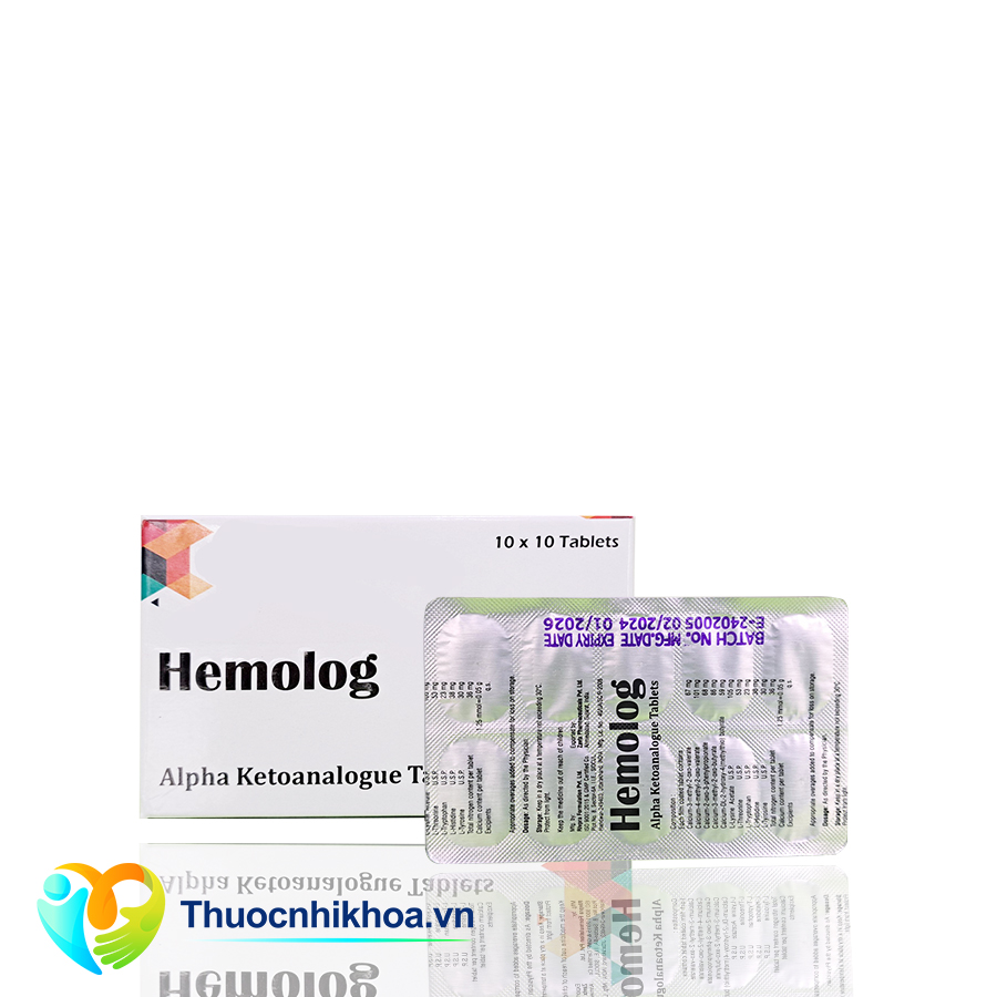 Hemolog (Hộp 10 vỉ 10 viên)