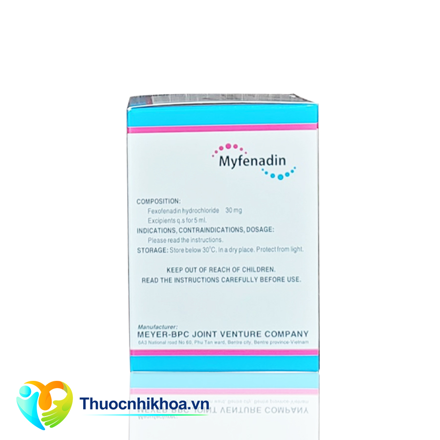 Myfenadin (Hộp 20 gói 5ml)