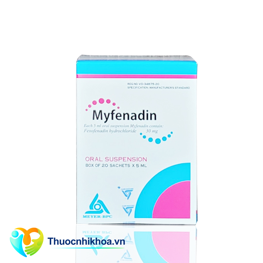 Myfenadin (Hộp 20 gói 5ml)