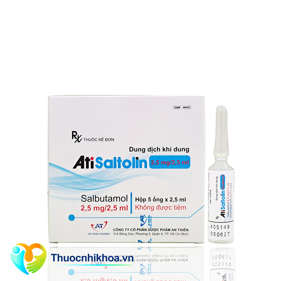 Atisaltolin 2.5mg/2,5ml (Hộp 5 ống)