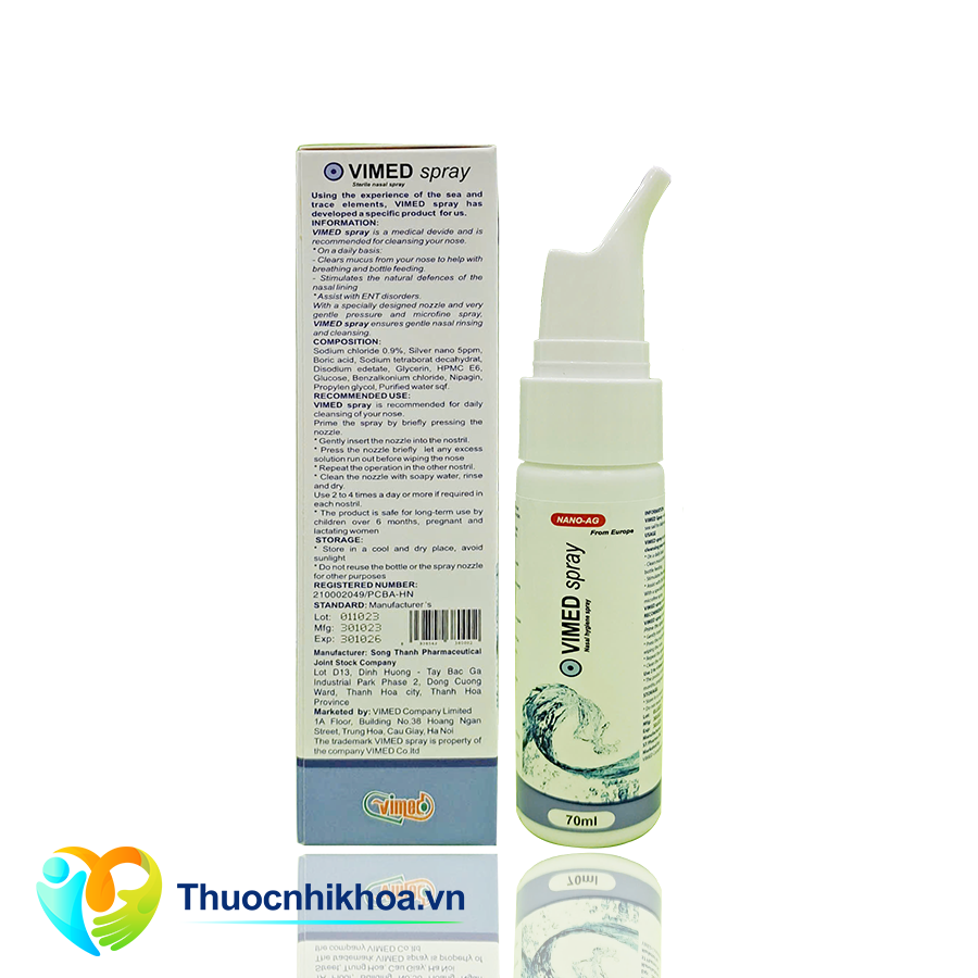 Vimed spray ( Hộp 1 lọ 70ml)