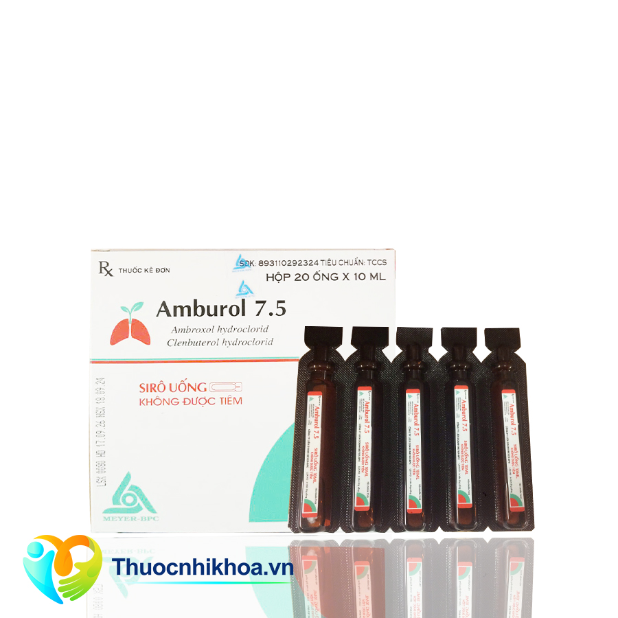 Amburol 7.5 (Hộp 20 ống 10ml)