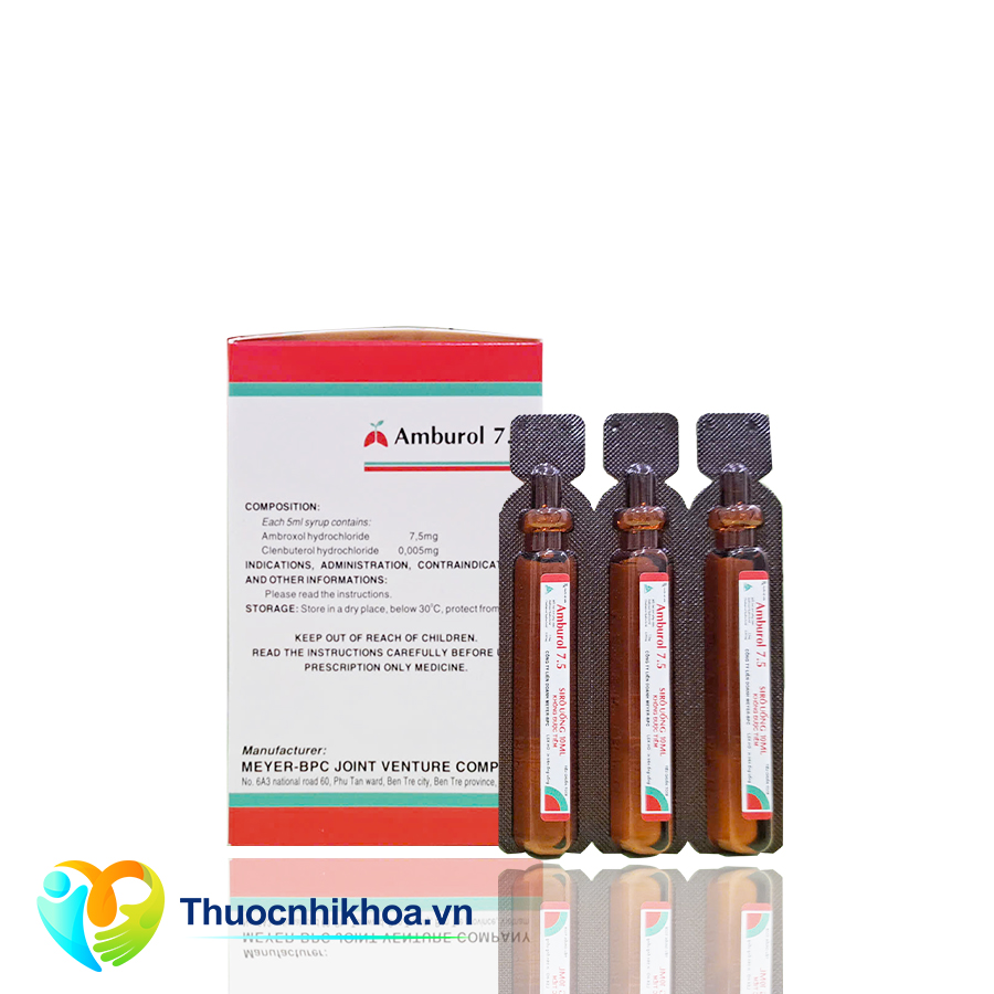 Amburol 7.5 (Hộp 20 ống 10ml)