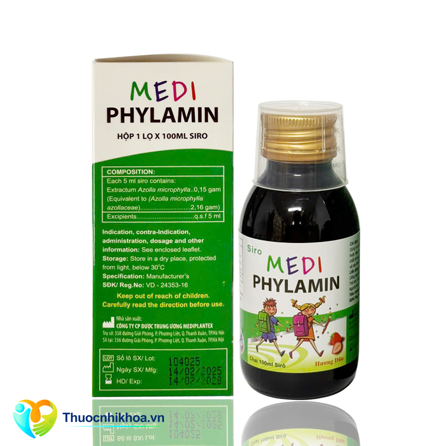 Mediphylamin (Hộp lọ 100ml)