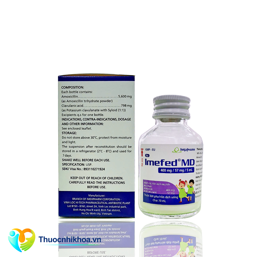 Imefed MD 400mg/57mg/5ml