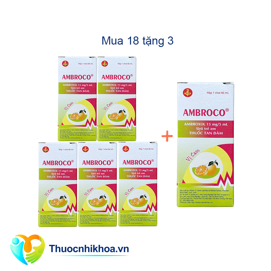 Ambroco Combo mua 18 tặng 3