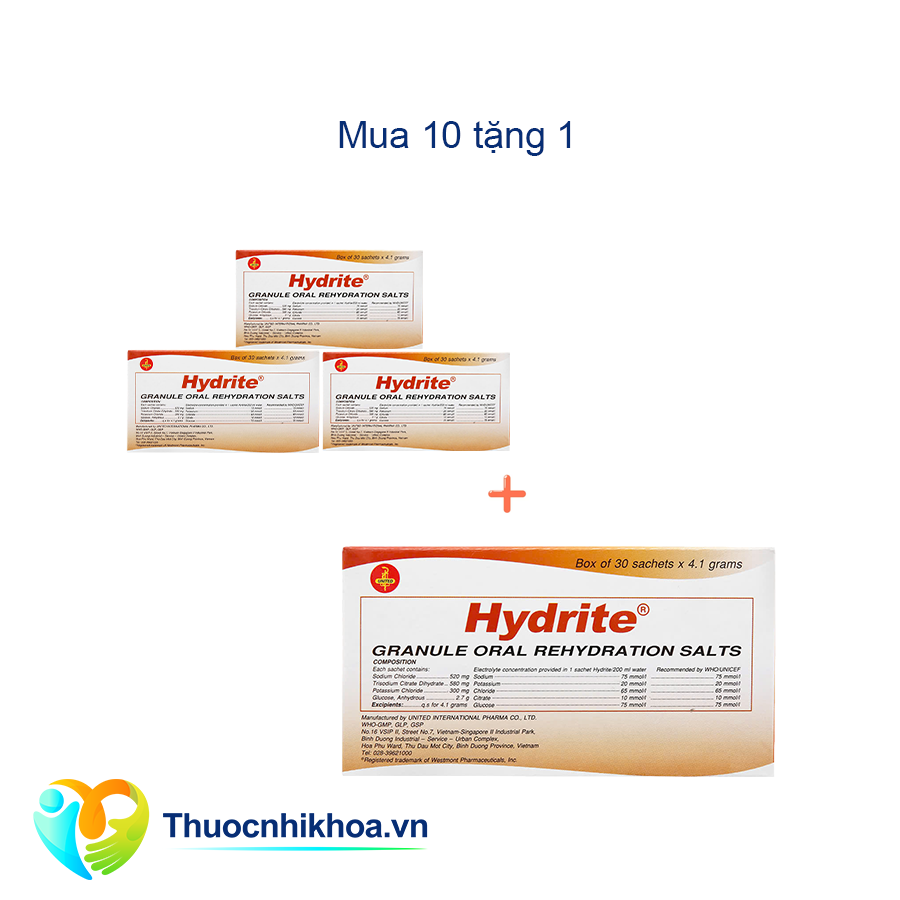 Hydrite gói Combo mua 10 tặng 1