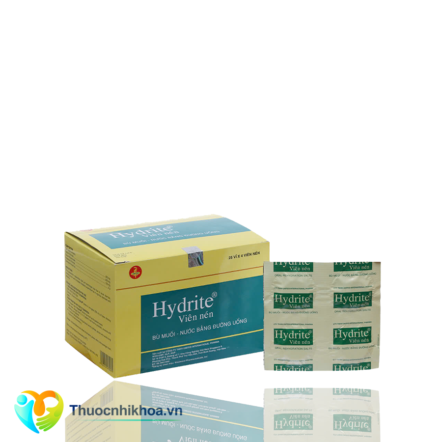 Viên sủi Hydrite (Hộp 25 vỉ 4 viên)