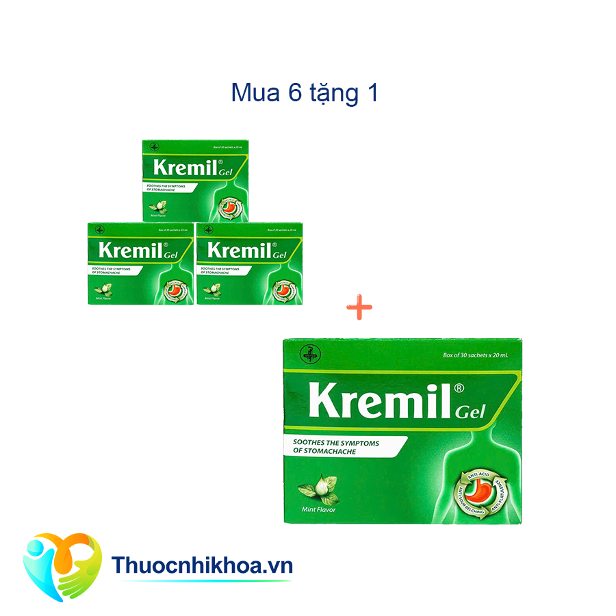 Kremil gel Combo mua 6 tặng 1