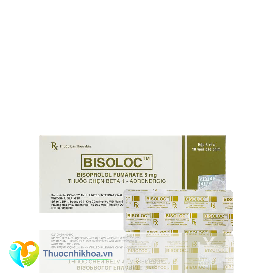 Bisoloc 5mg (Hộp 3 vỉ 10 viên)