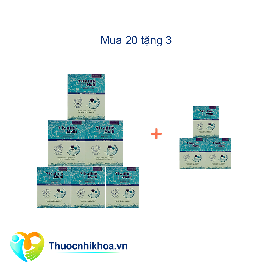 Visaline multi Combo mua 20 tặng 3