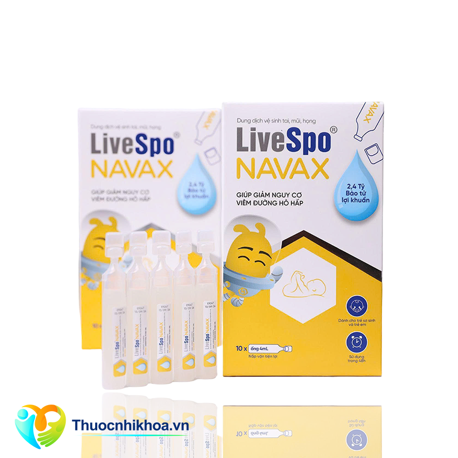 LIVESPO NAVAX (Hộp 10 ống 4ml)