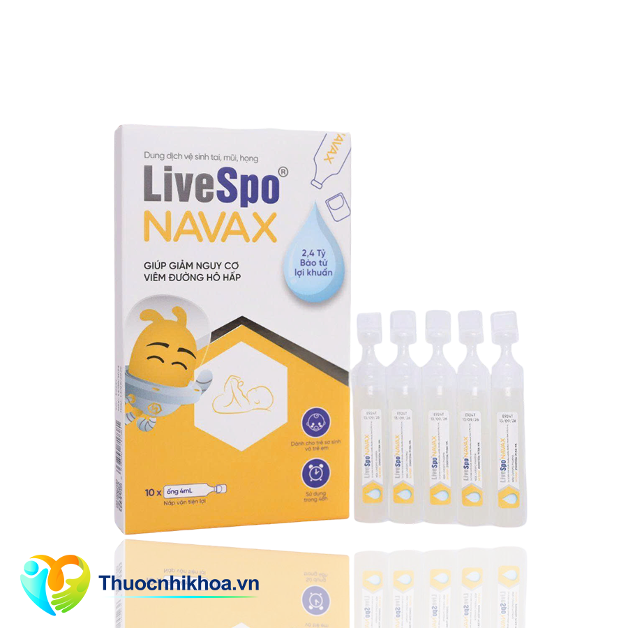 LIVESPO NAVAX (Hộp 10 ống 4ml)