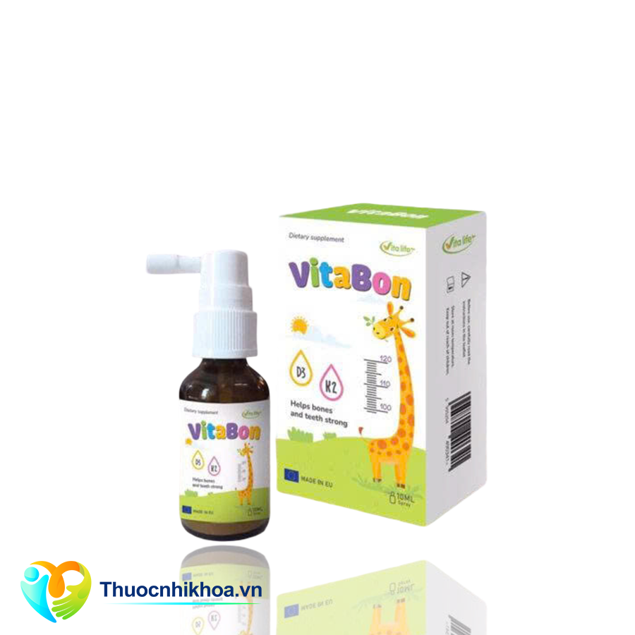 Vitabon D3-K2-DHA (Hộp 1 lọ xịt 10ml)