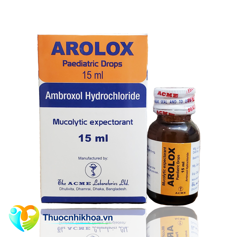 Arolox paediatric drops (Hộp 1 lọ 15ml)