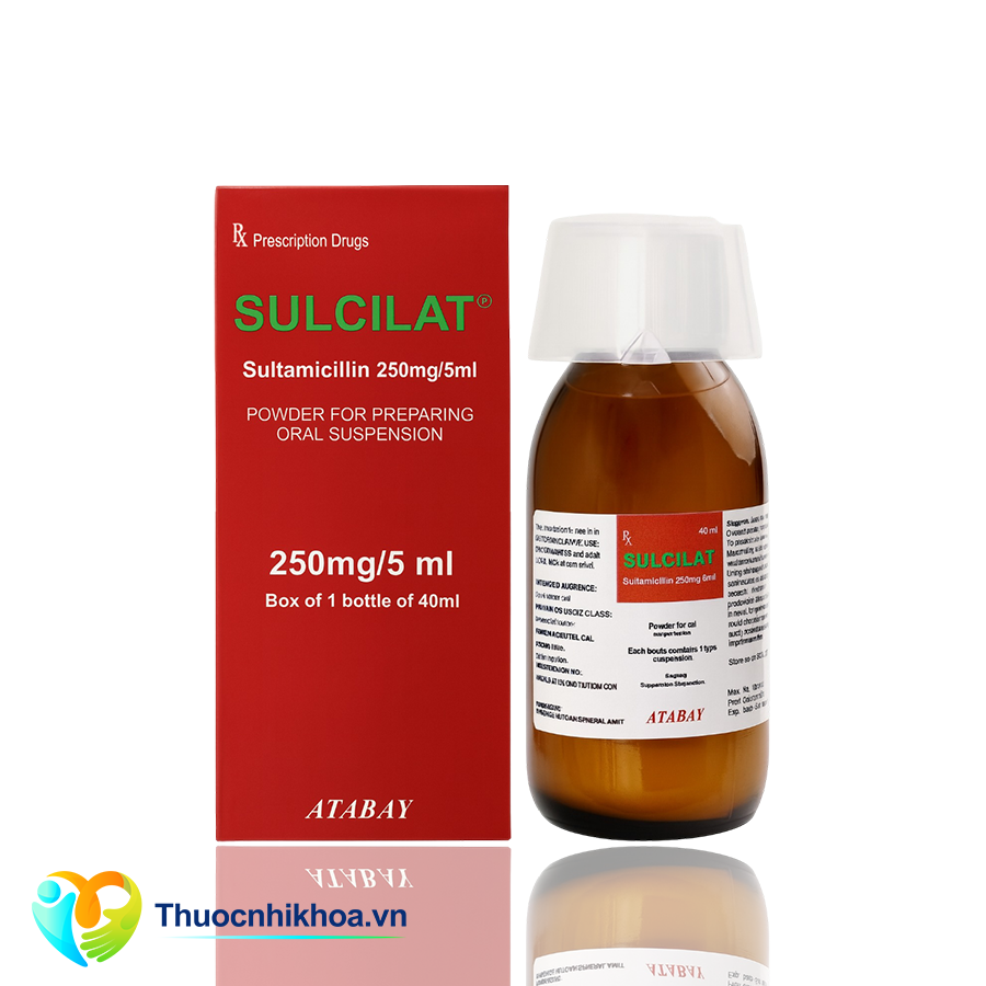 Sulcilat 250mg/5ml (Hộp 1 chai 40ml)