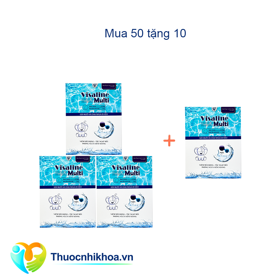 Visaline multi Combo mua 50 tặng 10