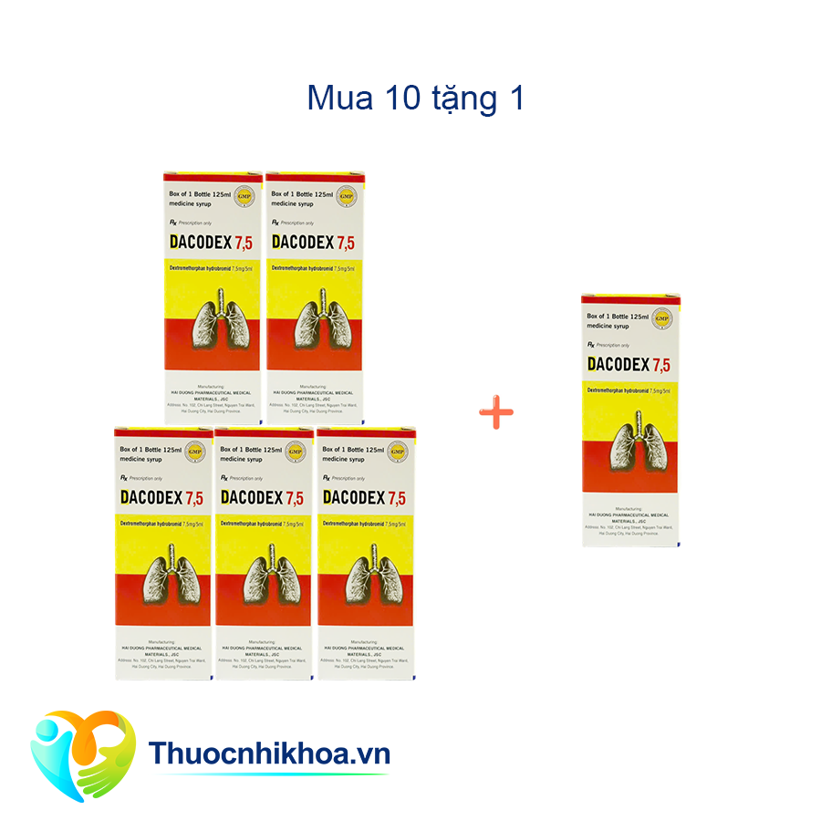 Dacodex chai  Combo mua 10 tặng 1 