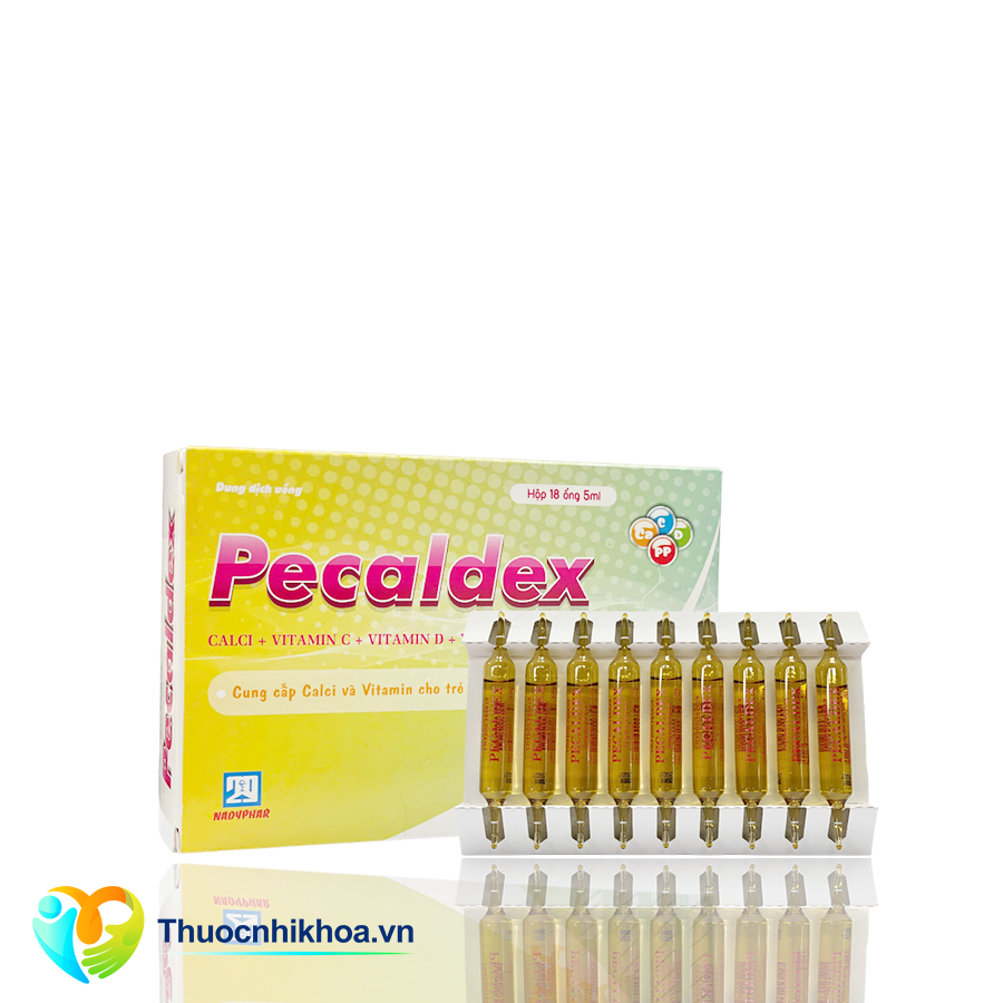 Pecaldex (Hộp 18 ống 5ml)