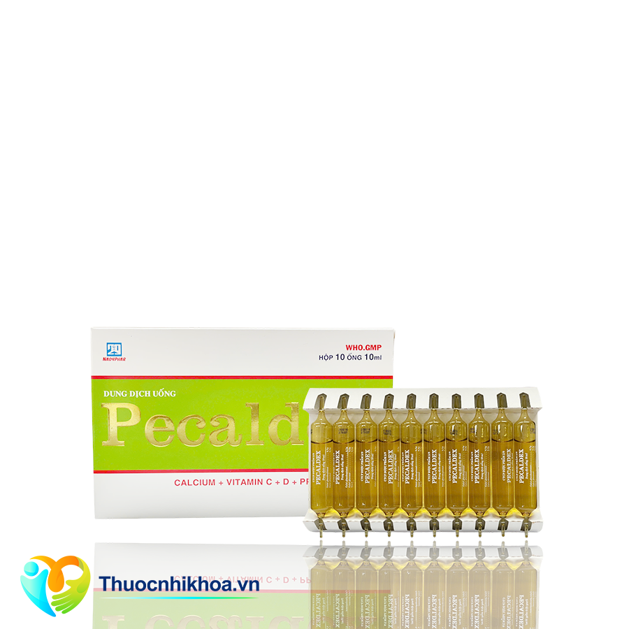 Pecaldex (Hộp 10 ống 10ml)