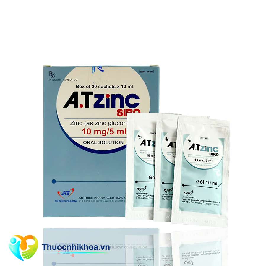 A.TZinC (Hộp 20 gói 10ml)