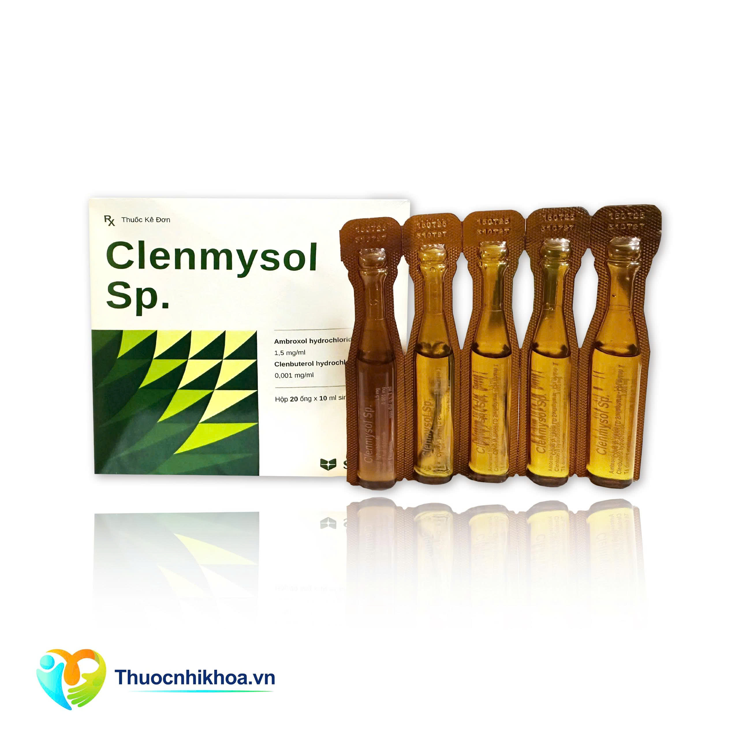 Clenmysol Sp (Hộp 20 ống 10ml) Combo mua 10 tặng 2
