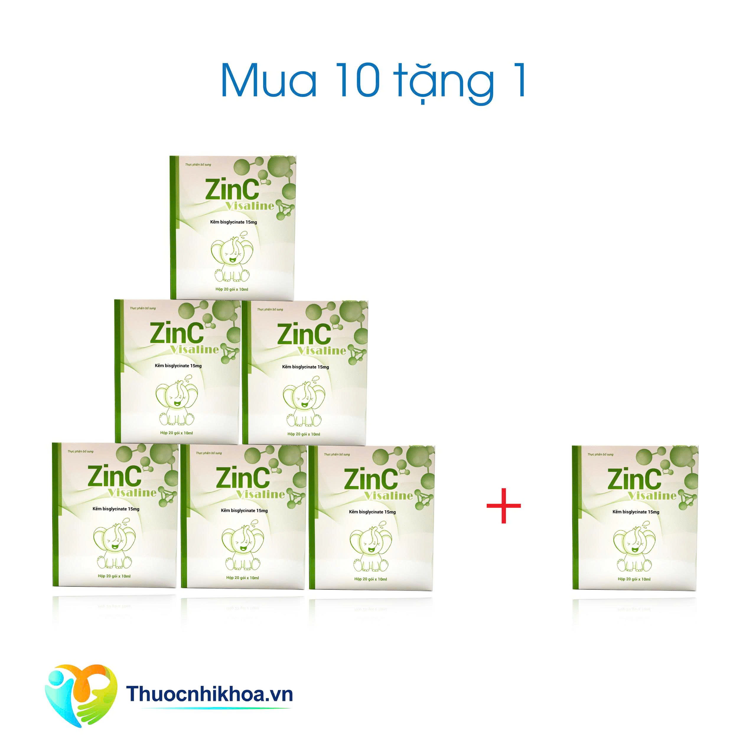 ZinC Visaline Combo mua 10 tặng 1