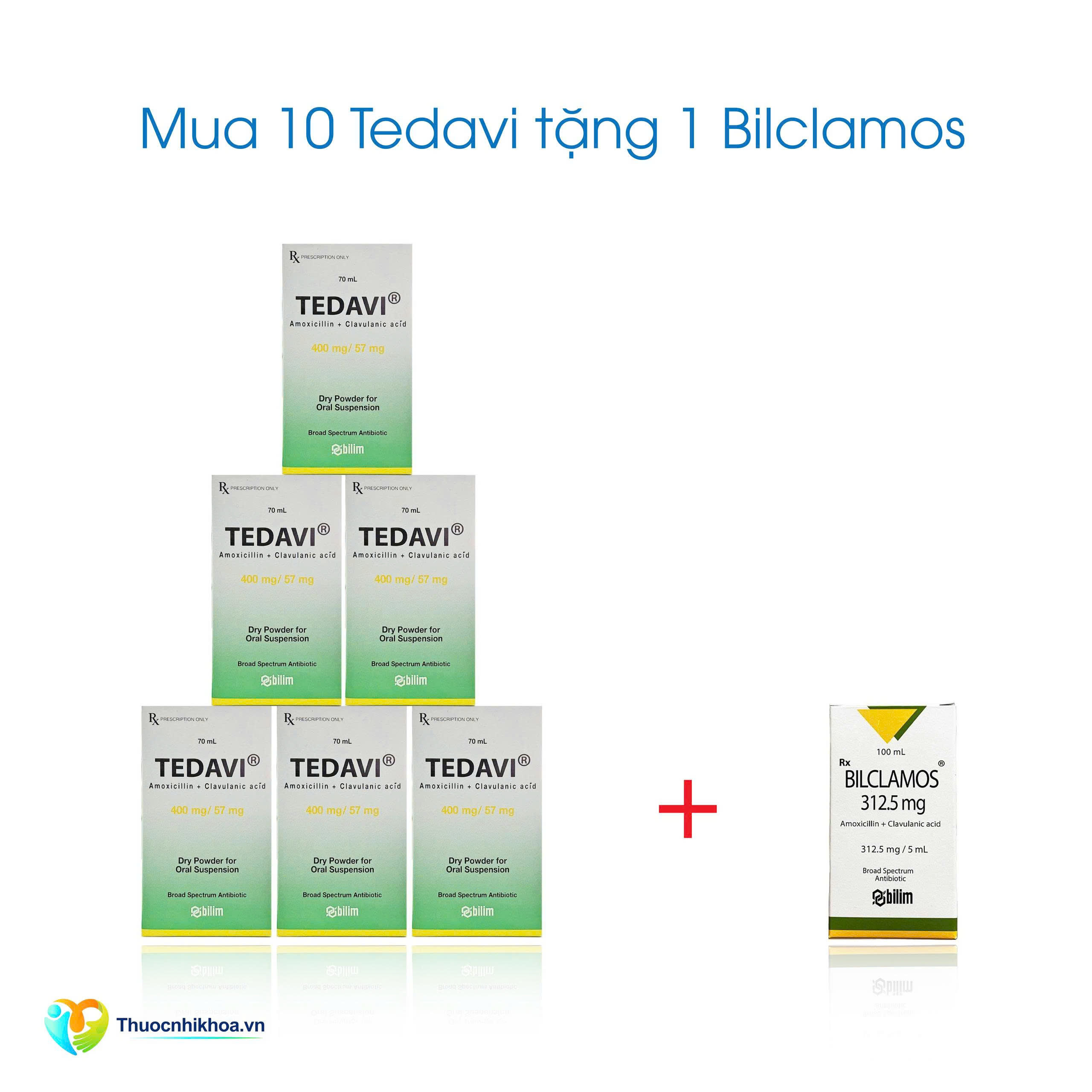 Tedavi Combo mua 10 tặng 1 Bilclamos