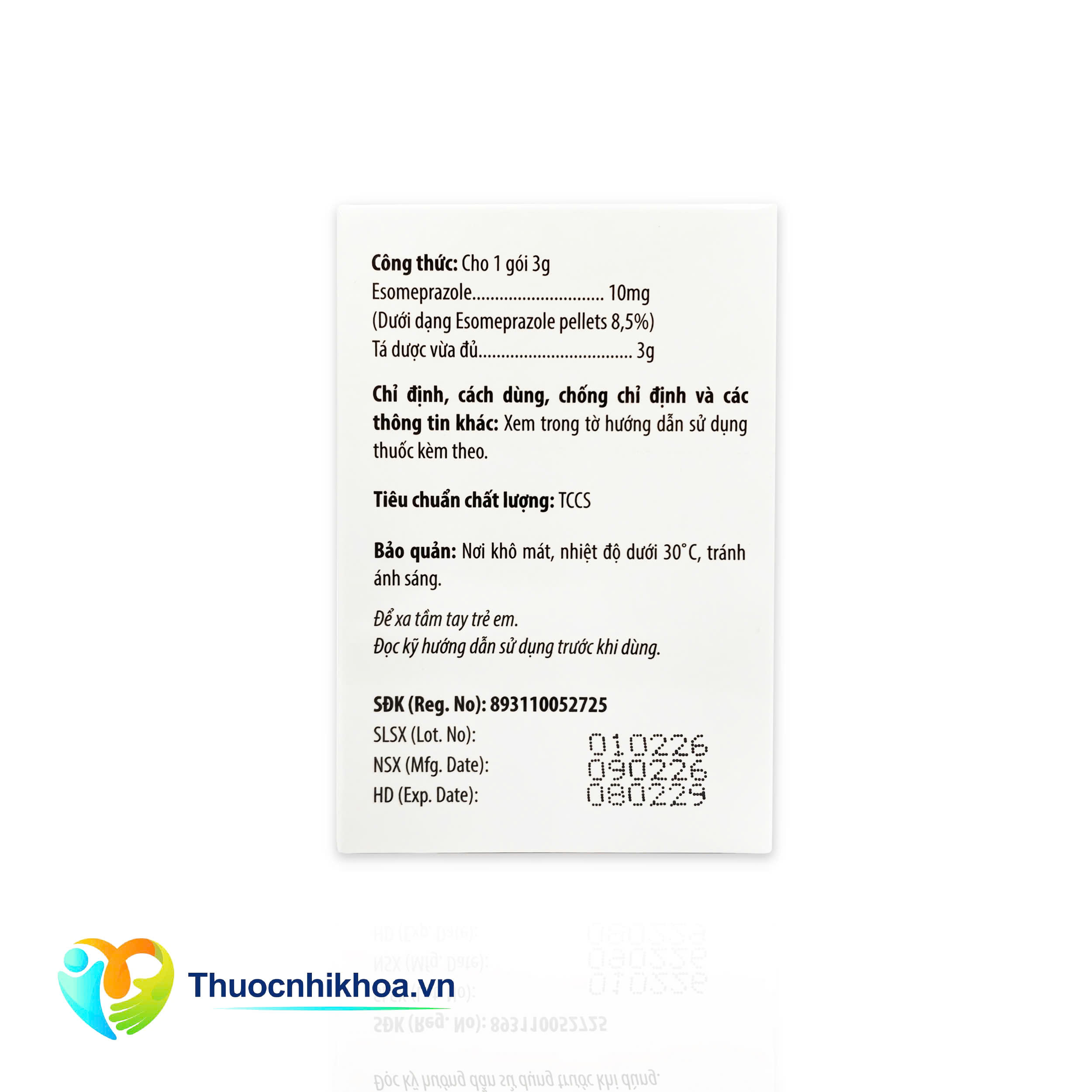 Ennesvir (Hộp 28 gói 3g)