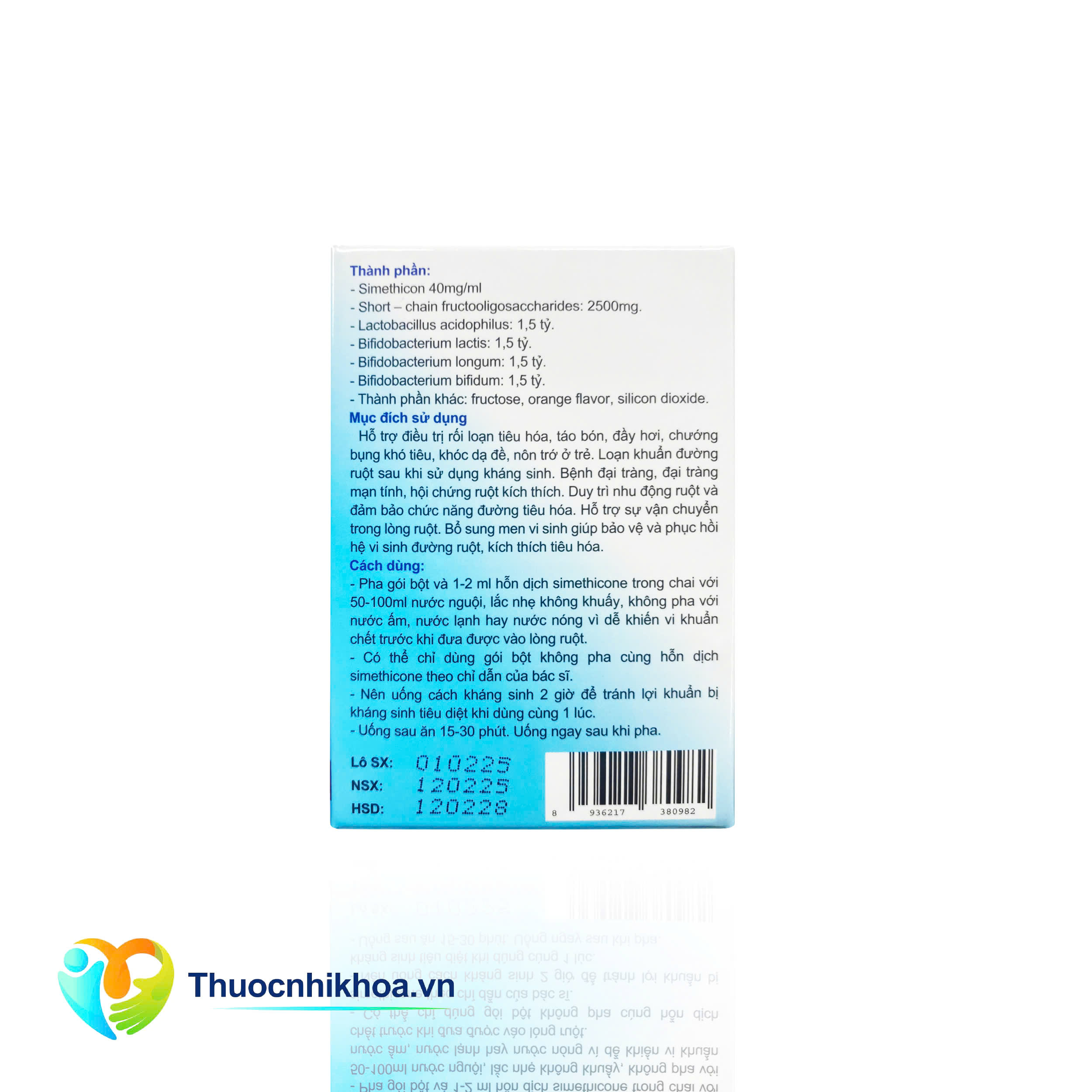 Absorbin FOS Combo mua 10 tặng 1