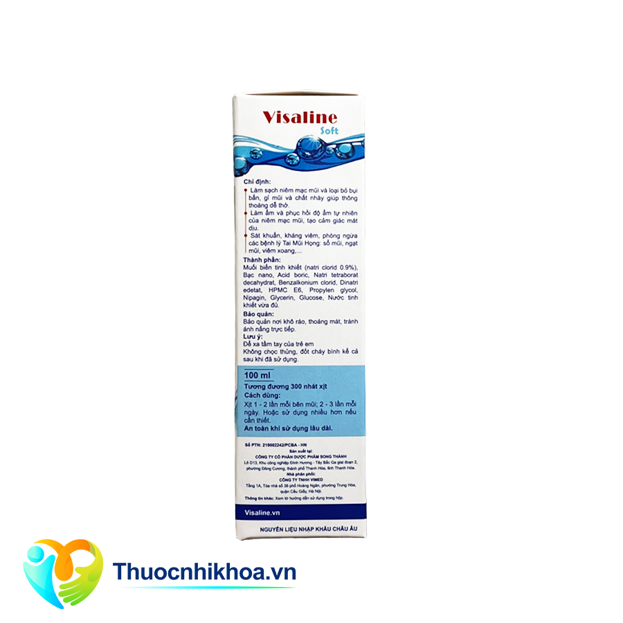Visaline soft 100ml - Combo mua 10 tặng 1